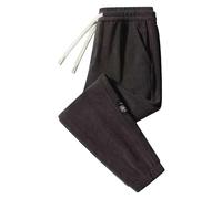 Pantaloni da jogging in velluto a coste da uomo pantaloni della tuta casual larghi in velluto a coste pantaloni sportivi per interni ed esterni atletici corsa e passeggiate, Marrone, 5XL