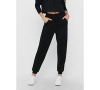 Pantaloni da jogging larghi Lounge Nero M Tinta unita