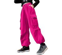 Pantaloni da Jogging per Bambine Bambina in Lino della Tuta Ragazze Il Tempo Libero Moda Pantalone Casual Joggers Girls' Autumn Winter Style Long Pants