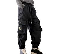 Pantaloni da Jogging per Bambine Casual a Gamba Larga Bambina Lunghi Moda Jogger Cargo Ragazza Comfort Y2K Streetwear Ragazze Adolescenti