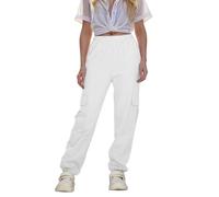 Pantaloni da Jogging per Bambine Pantalone in Tinta Unita Loose Fit Casual attività all'Aria Aperta Sports Elastic Children's Pants Taglio Dritto e Regolare 3-15 Anni