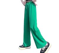Pantaloni da Jogging per Bambine Sportivi Bambina Lunghi Moda Jogger Comfort Morbido Leggeri con vestibilità Larga Fashion Ideali età 9-15, Facili Pulire, Versatili