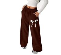 Pantaloni da jogging per bambini, elastici, leggeri, da allenamento, per ragazzi, ragazze, scuola, uso quotidiano, sport, tempo libero, primavera, autunno, traspiranti, comodi, con tasche, marrone, 8