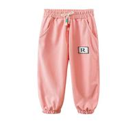 Pantaloni da jogging per ragazzi e ragazze a gamba larga Joggers da jogging con orlo aperto Classic Baggy a vita alta pantaloni tuta gamba dritta traspirante scuola abbigliamento sportivo per