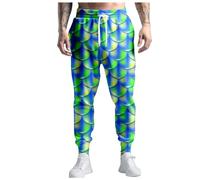 Pantaloni da Jogging Uomo Sportivi Lunghi Allenamento Gamba Larga Felpati Casual Larghi Leggero e Traspirante Trousers Autunno Invernali
