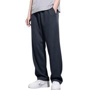 Pantaloni da Jogging Uomo Sportivi Lunghi Larghi Casual Jogger Viaggio Moderni Tuta Cargo Invernali Felpati per Il Tempo Libero