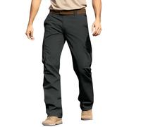 Pantaloni da lavoro cargo da uomo slim fit pantaloni da lavoro all'aperto da uomo pantaloni da trekking abbigliamento da lavoro pantaloni elastici in vita casual solido combattimento pantaloni cargo