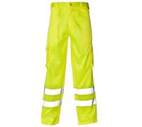 Pantaloni Da Lavoro Cargo Hi Viz Supertouch Con 2 Fasce Riflettenti