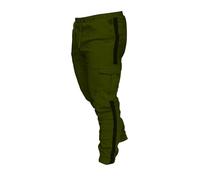 Pantaloni da lavoro cargo per gli uomini di colore casual sport allentati gamba dritta pantaloni cargo da allenamento pantaloni della tuta per gli uomini, Verde, M