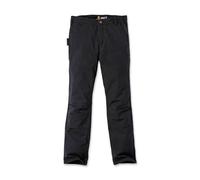 Pantaloni da lavoro Carhartt elasticizzati anatra doppio davanti nero