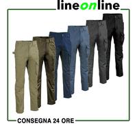 Pantaloni da lavoro Cofra Kalamata rinforzati antistrappo leggeri 100% cotone