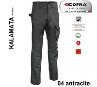 Pantaloni da lavoro COFRA modello KALAMATA edilizia industria logis 100% cotone
