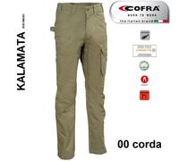 Pantaloni da lavoro COFRA modello KALAMATA edilizia industria logist 100% cotone