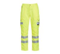 Pantaloni Da Lavoro Combat Hi-Vis Blackrock Cargo Multi Tasca Uomo 3 Bande