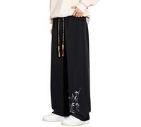 Pantaloni da Lavoro con Elastico in Vita da Vita Caviglia Elefante Foderati Dritta Panna Ampio Apertura Punk Dietro 9.2 Sedere Ginocchia Bassi Sabbia Fianchi Rigati Trasparenti