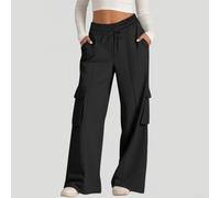 Pantaloni da lavoro da donna, elastici, estivi, leggeri, traspiranti (nero
