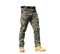 Pantaloni da lavoro da uomo resistenti all'acqua pantaloni cargo mimetici militari pantaloni tattici con tasche multiple casual comodi pantaloni cargo vestibilità ampia pantaloni da combattimento