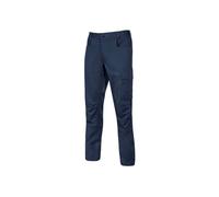 Pantaloni da Lavoro da Uomo U-Power Bravo Top, Pantaloni Cargo con Elastico in Vita, con Tasca Laterale Multifunzionale, Usura Esterna Resistente e Durevole (Westlake Blue_2XL)