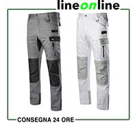 UTILITY DIADORA EASYWORK Light ISO 13688:2013 - Pantaloni da Lavoro, Colore: Bianco