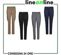 VELILLA Pantaloni Stretch Multi-tasche Donna utilità di lavoro, Blu navy, 40