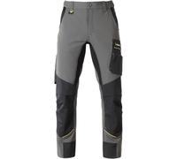 PANTALONI DA LAVORO DYNAMIC ELASTICIZZATI GRIGIO TG. S-XXL TASCHE PORTAUTENSILI
