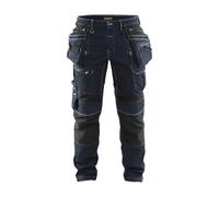 Pantaloni da lavoro elasticizzati 2d Blaklader X1900 Bleu 48 Breve