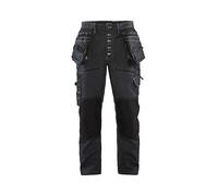 Pantaloni da lavoro elasticizzati 2d Blaklader X1900 Bleu 52 Breve
