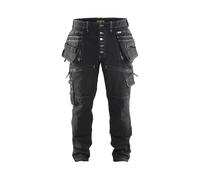 Pantaloni da lavoro elasticizzati 2d Blaklader X1900 Noir 38 Breve