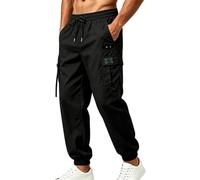Pantaloni da lavoro elasticizzati cargo da uomo, con elastico in vita | Pantaloni da lavoro con tasche multiple, resistenti all'usura, con fondo chiuso, traspiranti, da combattimento