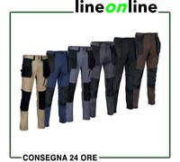 Pantaloni da lavoro elasticizzati Cofra Kudus super stretch multitasca metalfree