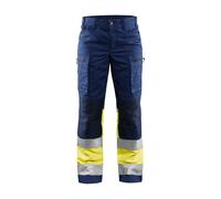 Pantaloni da lavoro elasticizzati da donna ad alta visibilità Blaklader Bleu 42