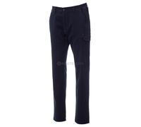 Payper POWER STRETCH Pantalone unisex uomo donna misto cotone tessuto elasticizzato tasche laterali posteriori Blu Navy (XXL)