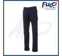 Pantaloni da Lavoro Elasticizzati Estivi (XXS, Blue Navy)