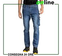 RICA LEWIS mod. JOB Pantalone pantaloni da lavoro jeans resistenti con tasconi