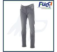 Pantaloni da Lavoro Jeans Uomo Blu Denim Elasticizzati Multitasche Payper