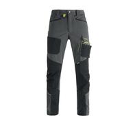 KAPRIOL Dynamic Pantaloni da Lavoro per Piastrellista Elasticizzati Resistenti Grigio/Nero (S)