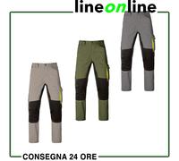 Kapriol Pantaloni da lavoro Kavir Leggeri Resistenti Tasche porta ginocchiere Slim Beige XL