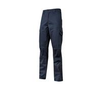 Pantaloni da Lavoro Multitasche Mod. Guapo 100% Cotone U POWER Weatlake Blue