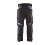 Pantaloni da lavoro senza tasche per chiodi, grigio/nero, C54