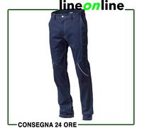 Pantaloni da lavoro Siggi Boston 20PA1148 slim-fit elasticizzati multitasche