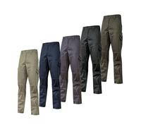 U-Power | Pantaloni da Lavoro Uomo Guapo, Slim Fit, con Ginocchiera, Elasticizzati e Resistenti, 98% Cotone 2% Spandex