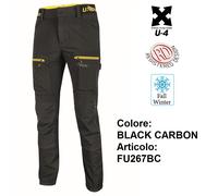 Pantaloni da lavoro U-Power HORIZON U-4 stretch elasticizzati multitasche FU267-