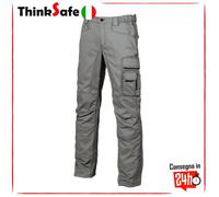 Pantaloni Da Lavoro U Power Smile Stone Grey