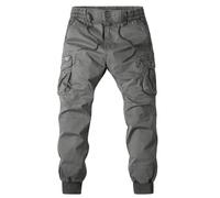 Pantaloni da Lavoro Uomo di Sport Jogging Cargo Elasticizzati Leggeri Eleganti Hip Hop Gamba Larga Leggero Elastico Trekking Pantalone Campeggio Allenamento