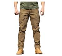Pantaloni da Lavoro Uomo,Pantaloni di Sport Jogging Combattimento con Risvolto Tattici Militari Tasche Multiple Trekking Giardiniere Pantalone Casual Streetwear