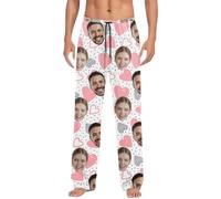 Pantaloni da Lavoro Uomo Slim Fit, Pantaloni Casual da Notte per San Valentino per Lui, Idea Comoda e Personalizzabile per (XL)