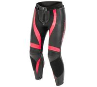 Pantaloni da moto donna Rebelhorn Rebel Nero-Fluo Rosa 36