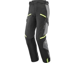 Pantaloni da moto IXON Midgard PT nero-grigio-giallo fluo 4XL