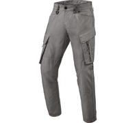 Pantaloni da moto Revit Cargo Tristan Tapered corti grigi W33/L32