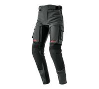 RST Pro Series Adventure D3O Pantaloni tessili impermeabili per motociclette, nero-grigio, taglia 46 per maschi
